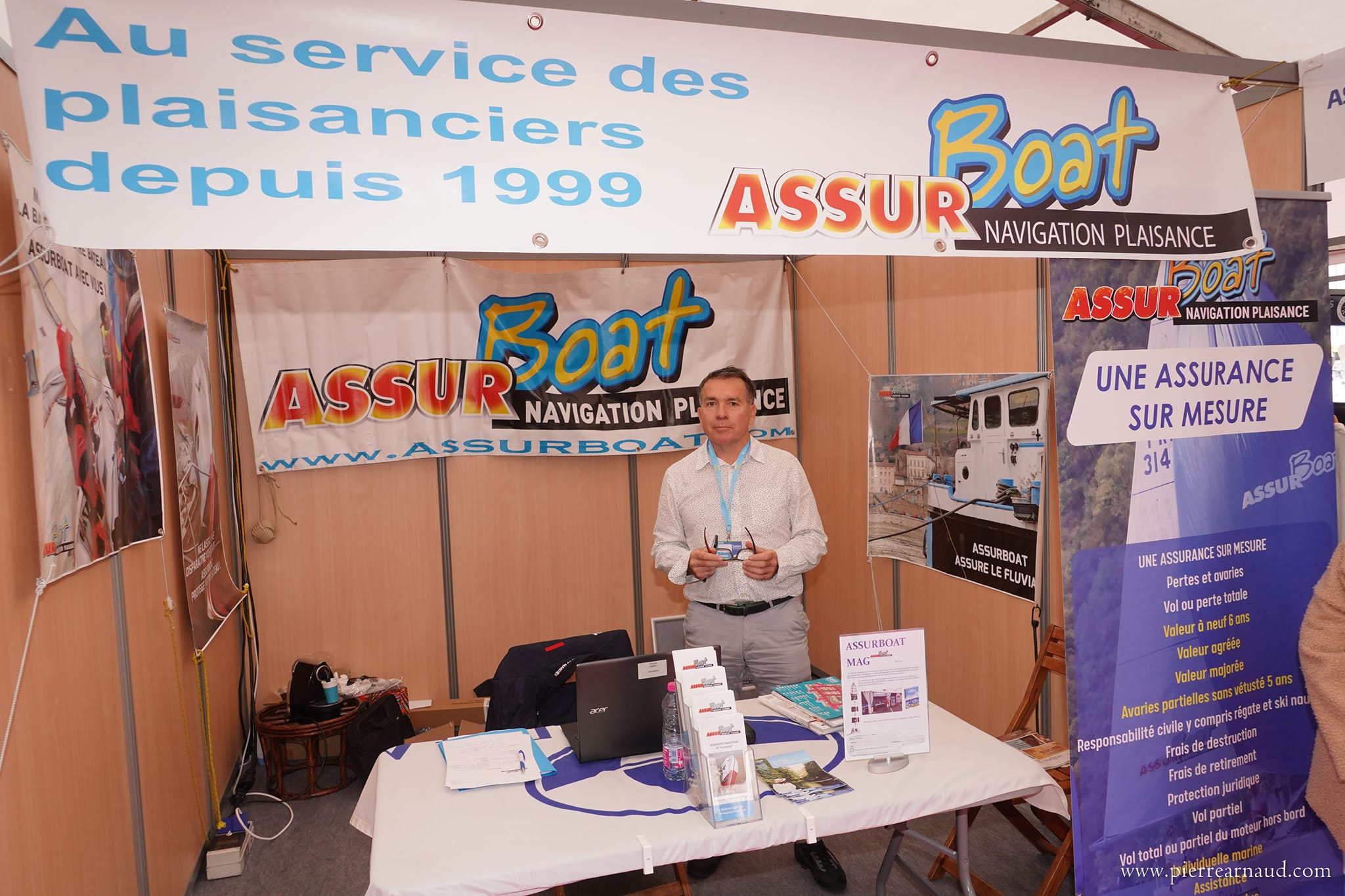 Sur le pont au Salon d'Automne du Cap d'Agde